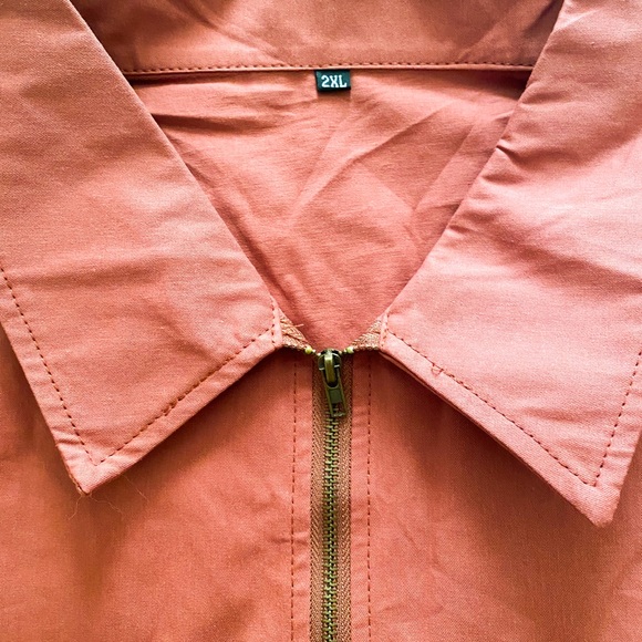 Rust Utility Dress - Picture 2 of 4